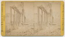 CHICAGO FIRE SV - Bigelow Building Ruins - GN Barnard 1870s for sale  Shipping to South Africa