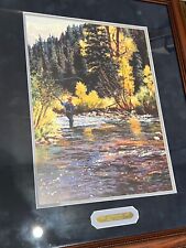 framed fishing print fly for sale  Ridgefield