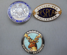Vintage rspca badges for sale  UK