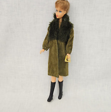 Antigo Casaco de Camurça Barbie Clone Shillman Premier Pele Verde Inverno Mini Botas Mod comprar usado  Enviando para Brazil
