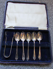 Vintage silver teaspoons for sale  RUGELEY