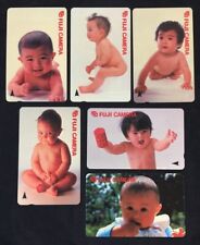 Tarjeta telefónica de Singapur de 1990 con cámara Fuji foto bebés x 6 usada!¡!, usado segunda mano  Embacar hacia Argentina