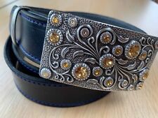 Diamante leaf buckle for sale  WALSALL