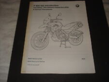 BMW F650GS 2000/2001 desenredado de motocicleta, manual de procedimiento de servicio previo a la entrega segunda mano  Embacar hacia Argentina