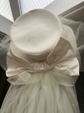 Wedding hat veil for sale  BRAUNTON