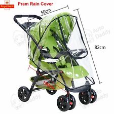 Buggy Rain Cover Universal Raincover For Baby Pushchair Stroller Pram Waterproof, used for sale  COALVILLE