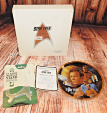 Placa Star Trek Capitán James T Kirk Enterprise Enesco 1994 De Colección con Caja y Stan segunda mano  Embacar hacia Argentina