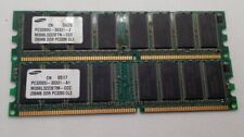 SAMSUNG M368L3223ETM-CCC 256MB PC3200 400MHZ 184-PIN NON-ECC DDR MEMORY (2x) for sale  Shipping to South Africa