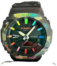 Novo Relógio CasioOak Casio G-Shock "RAINBOW LIMITED EDITION" GA-2100SU-1A CAMO comprar usado  Enviando para Brazil