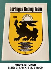 TERLINGUA RACING TEAM VINYL STICKER DECAL - VINTAGE ROAD RACING MUSTANG - SCCA for sale  Shipping to South Africa