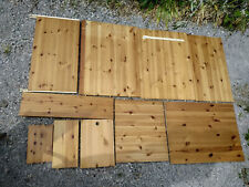 Usado, Panel de tablones de madera maciza madera de roble buena calidad tablas pulidas - tamaños en V segunda mano  Embacar hacia Mexico