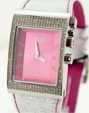 Reloj D&g Time Plata Cristal 3 Atm DW0156 Moda Acero Rosa, usado segunda mano  Embacar hacia Argentina
