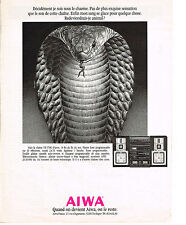 PUBLICITE ADVERTISING  1989   AIWA   chaine hi-fi VX 7700 d'occasion  Le Luc