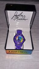 Used, Justin Bieber Time Crystals Bezel Quartz Analog Girls Watch New Battery for sale  Shipping to South Africa