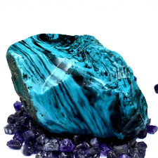 Piedra preciosa suelta azul turquesa 1331 quilates sin cortar natural cruda áspera certificada segunda mano  Embacar hacia Argentina