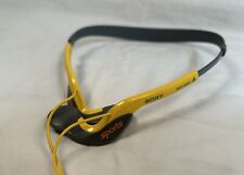 Auriculares estéreo dinámicos deportivos Sony Walkman modelo MDR-W20G amarillos probados segunda mano  Embacar hacia Argentina