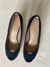 Ladies wedge blue for sale  NEWCASTLE