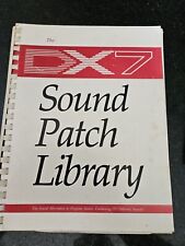 The DX7 Sound Patch Library Book By Valhala Music, 1986 - 214 Páginas, usado comprar usado  Enviando para Brazil
