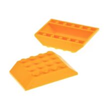 2x Lego Roof Tile 45° 6x4x1 Light Orange Double Slope Train Roof 32083 for sale  Shipping to South Africa
