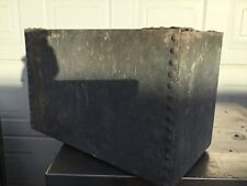 Vintage riveted galvanised for sale  MARCH