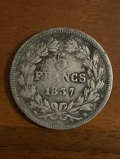 Francs 1837 argento usato  Italia