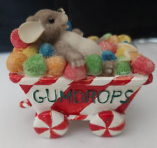 Charming Tails Christmas Gumdrop Express Car Mouse Peppermints Candy Cane for sale  Shipping to South Africa
