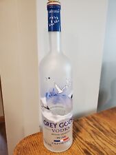 Botella vacía de vodka de ganso gris 14" de alto 1 litro talla Francia  segunda mano  Embacar hacia Argentina