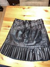 Black pleated leather for sale  LONDON