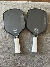 2x Six Zero 6.0 Double Black Diamond 16mm Pickleball Paddle (READ DESCRIPTION) for sale  Shipping to South Africa