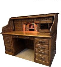 oak roll top computer desk for sale  Newport Beach