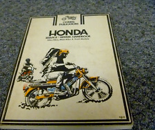 1965 1966 Clymer Honda C65 C65M S65 65cc Motorcycle Shop Service Repair Manual for sale  Shipping to South Africa