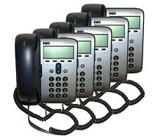 PAQUETES DE 5 teléfonos de oficina empresarial Cisco CP-7912 IP VOIP teléfono de Internet 7912 segunda mano  Embacar hacia Mexico