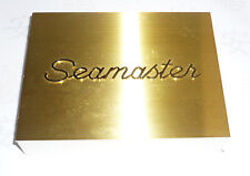 Bloco de placa Seamaster Omega Watch Store logotipo latão exibição, 5,6x4,25x1,25, usado comprar usado  Enviando para Brazil