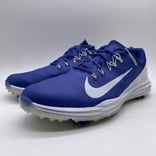 Tenis de golf atléticas Nike Lunarlon para hombre talla 10 azules top bajo zapatos con cordones segunda mano  Embacar hacia Argentina