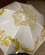 Guarda-chuva Versace designer padrão medusa branco e dourado comprar usado  Enviando para Brazil