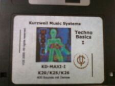 Usado, Kurzweil ~ Techno BASICS 1 ~ KD-MAXI-1 ~ V.A.S.T. 400 Nativo programas Krz!!! comprar usado  Enviando para Brazil