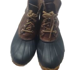 Eddie Bauer Brown Leather Duck Boots  Women’s Size 8  for sale  Shipping to South Africa