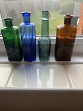 Antique poison bottles for sale  WHITCHURCH