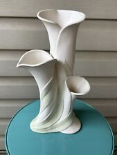 "Jarrón floral de cerámica Epergne 2003 12""-YH" de colección Calla Lily 3 colocación segunda mano  Embacar hacia Argentina