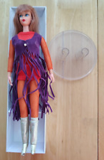 1970 Vintage Live Action Barbie #1155 Com Roupa, Suporte, Caixa de Exibição de Substituição comprar usado  Enviando para Brazil