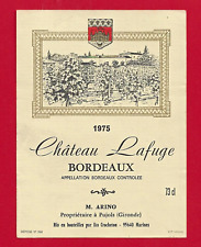 Etiquette bordeaux châtea d'occasion  Albertville