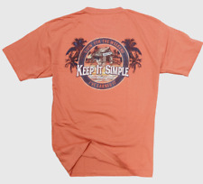 Camiseta para hombre NEWPORT AZUL ""KEEP IT SIMPLE"" Bahama Beach NUEVA segunda mano  Embacar hacia Argentina