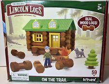 Lincoln Logs-On The Trail Zestaw budowlany-109 sztuk - Kłody z prawdziwego drewna - Wiek 3+ na sprzedaż  Wysyłka do Poland