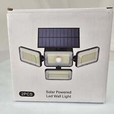 2PCS Solar Powered Led Wall Light Mokot, used for sale  Shipping to South Africa