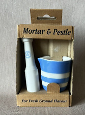 Used, Cornishware T g Green Masons Cash Mortar & Pestle Boxed Blue & White for sale  Shipping to South Africa