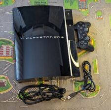 Sony PlayStation 3, Cabos e Controle PS3 40GB CECHH01 Testado e Funcionando comprar usado  Enviando para Brazil