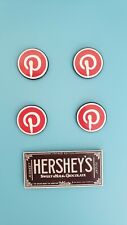 Usado, Logotipo do Pinterest e placa de parede Hershey's chocolate ao leite ímã de armário de geladeira comprar usado  Enviando para Brazil