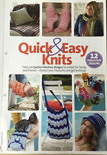 Knitting pattern quick for sale  MIDDLESBROUGH