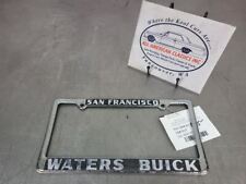 Waters buick license for sale  Vancouver