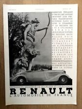Publicité 1934 automobile d'occasion  Bordeaux-